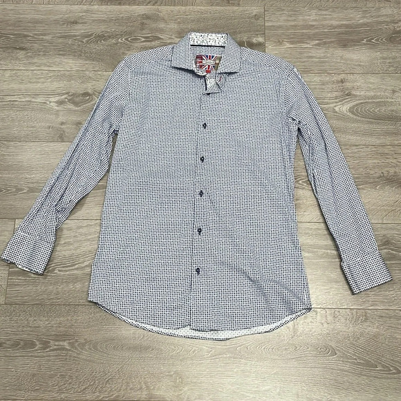 7 Downie St. Long Sleeve Contemporary Fit Button Up Sport Dress Shirts M (4) - Picture 4 of 15